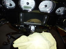 In order to remove the ignition switch cover turn your bars slightly to the right.