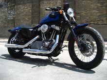 Flanders Drag Bars http://www.sideroadcycles.com/AmericanMotorcycles/Handlebars/AmericanHandlebars.html