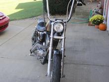 Front view of big apes and headlight