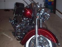New beach bars, brake pedal, shifter pegs and voltage cover