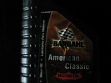 Bardahl oil 100% synthetic engine oil. i only use syn. oil for engine. trany and primary use dino oil only. just look 
  at this quart,the colors and shape is same as harley oil. thats because harley uses BARDAHL just puts their name on label.