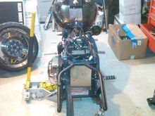 Tearing it down for paint, powdercoat and installing belt drive.