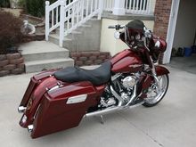 Paul Yaffe 12" Monkey bars, Topshop extended bags, extended rear fender and FBI tank dash.