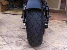 just after 200 rear fitted
