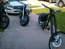 the bikes