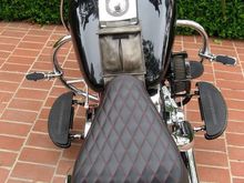 Diamond Solo Seat from C&amp;C Seats
http://www.sideroadcycles.com/AmericanMotorcycles/Seats/Motorcycle_Seats.html