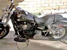 My Fat Bob with pipes and floorboards Lft 400