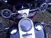 Speedo/Tach combo,Exteme Cycle Radio and Kurykyn Voltmeter installed.