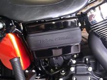 IMAG0557 harley davidson engine black painted wide glide band  battery .