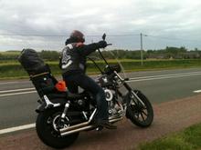 On the road to Brittany.