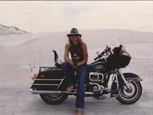 An Old Hippie and Flt at tje Jetty In Jax, FL. circa 1988