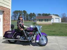 Vonnie on bike