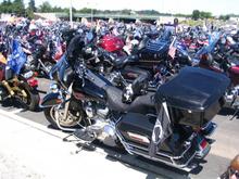 Rolling Thunder 2008 waiting to roll-Pentagon