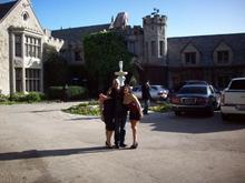 A couple of the girls and me out front