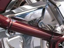 Side Mount License Plate on belt guard