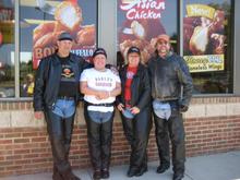 Friends on the way to the beach, I know where every Wendy's is in 7 states LOL