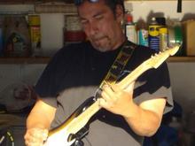 Jammin out on my Fender Stratocaster. One of my first passions I aquired in life at the age of 8.   
BB King... "I'm gonna play this thing till the day I die" Ridin with the King.