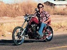 This is me back around 1987 just after the fourth reincarnation of my scoot.