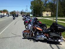 At the 2009 "Blessing of the Bikes" in Baldwin MI