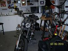Front view of my wifes bike. Kuryakin constellation lights.
