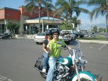 riding the road to Hana on a Harley