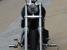 11" billet risers.  CCI drag bars circa 1990.