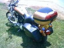 MY1200C Bagger rear view