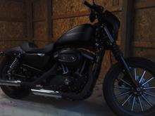 no more front fender... RSD fork brace for my birthday