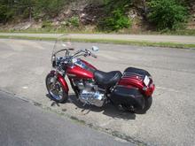 Deals Gap May 2009  my previous bike 2008 Super Glide Custom.