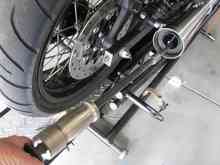 Pull the baffle