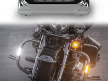 I like the crashbar units from a couple of manufacturers, but they're more for making yourself more visible.