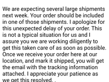 "Not a 'typical' situation"