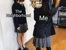 My neighbor just asked me if I could at least play the whole damn song.
