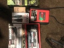 MY STACK OF CHARGERS,AND PLUGS ETC...LOL