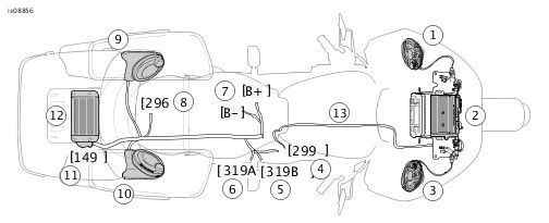 Stage II boom audio please help - Page 2 - Harley Davidson ... wiring diagram for a boombox 