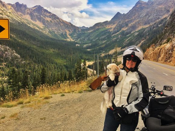 We crossed the Cascade Mountains at Washington Pass.