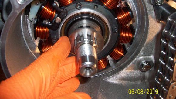 Correct .095" spacer in place.