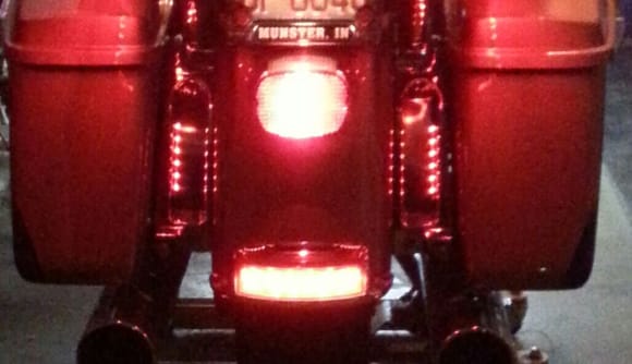 Wired for marker and brake light