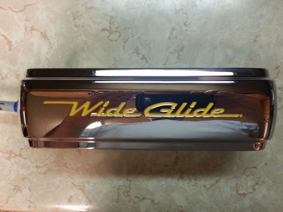 I thought I would try a different color for the letters on my battery box trim.