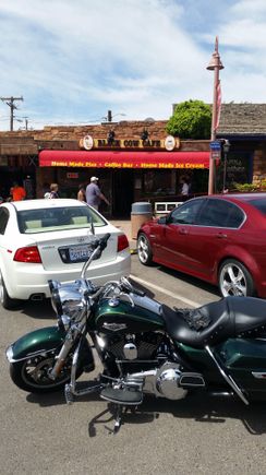 There is the ice cream shop