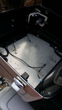 The ground wire attached to the outlet was only 12" long, so to give me room to maneuver the liner, I added an additional length of wire.