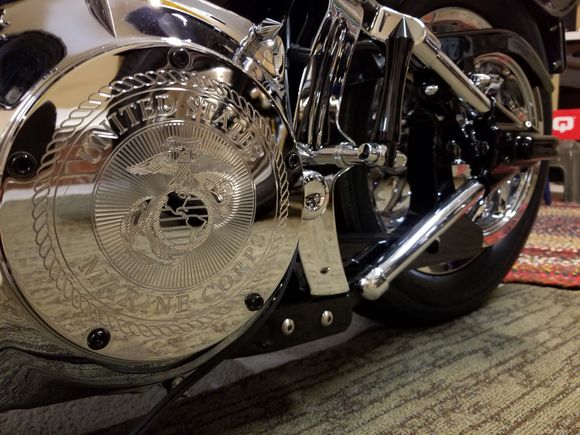 On my 2002 Softail S/S.