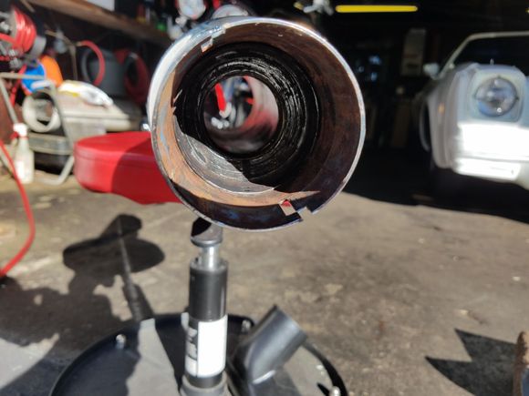 That big 2.5" inlet reduced immediately to 2.0"....
Just to make you by a new design...