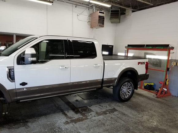 2017 F250 Super Duty King Ranch. Getting windows tinted darker than factory. 