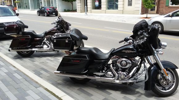 Parked on the Main Street in downtown St. Thomas, Ontario.