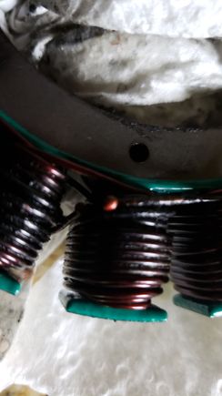 If you look you can see the wire that burned out and melted which caused my issue.