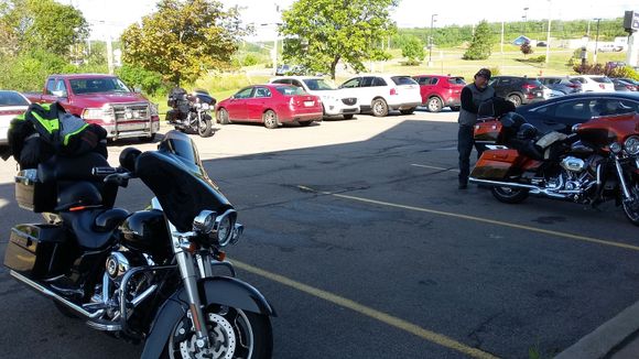 Day 7 - Loading up ready for the ride.