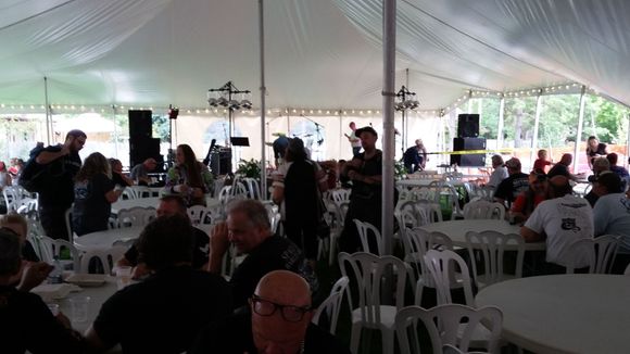 Of course a stop at the beer tent!