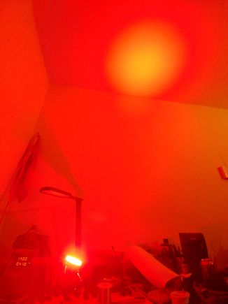 Reds bouncing off the ceiling.