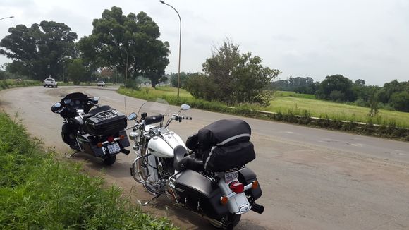 A quick stretch-your-legs break in the run down town of Standerton.